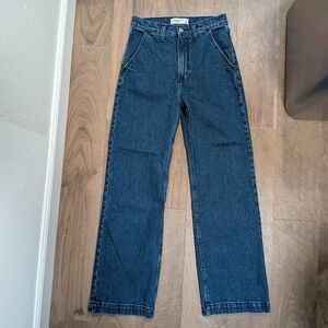 Abercrombie & Fitch Dark Blue Straight Jeans